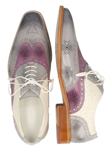 MELVIN & HAMILTON Skórzane trzewiki "Jeff 28" w kolorze szarym