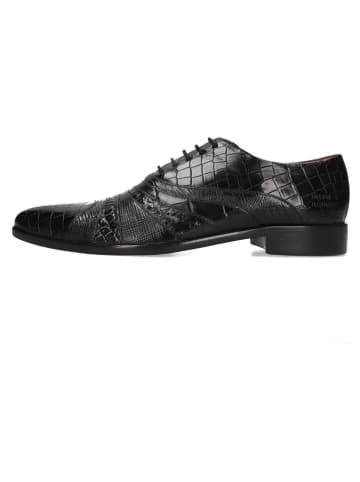 MELVIN & HAMILTON Leren veterschoenen "Toni 43" zwart