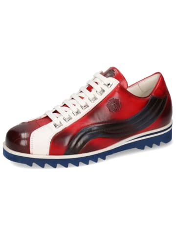 MELVIN & HAMILTON Leren sneakers "Hadrian 1" rood/donkerblauw