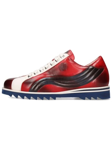 MELVIN & HAMILTON Leren sneakers "Hadrian 1" rood/donkerblauw