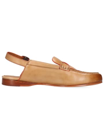 MELVIN & HAMILTON Leren mocassins "Julietta 5" lichtbruin
