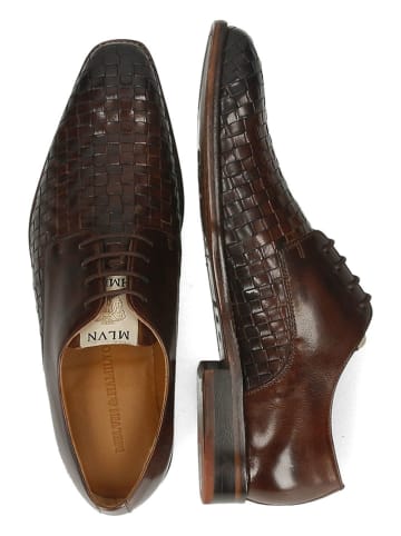 MELVIN & HAMILTON Leren veterschoenen "Dylan 5" bruin