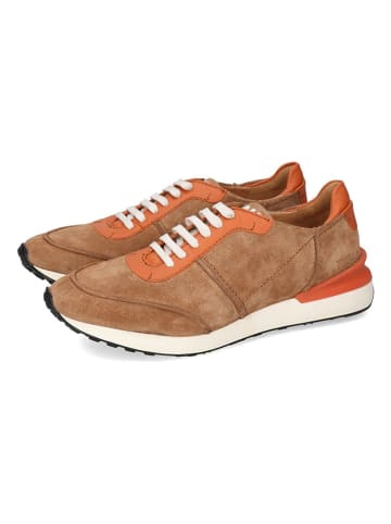 MELVIN & HAMILTON Skórzane sneakersy "Rocco 1" w kolorze jasnobrązowo-pomarańczowym