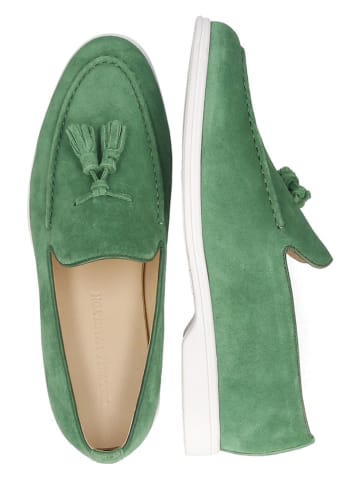 MELVIN & HAMILTON Leren mocassins "Earl 29" groen