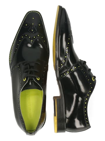 MELVIN & HAMILTON Skórzane trzewiki "Elvis 92" w kolorze czarnym