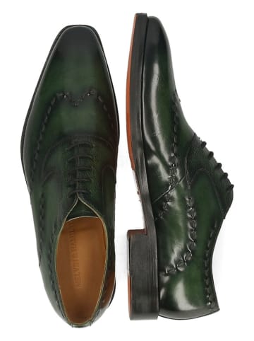 MELVIN & HAMILTON Skórzane trzewiki "Lawrence 2" w kolorze khaki