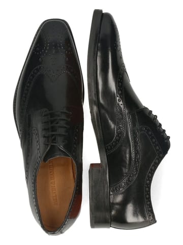 MELVIN & HAMILTON Leren veterschoenen "Lawrence 5" zwart