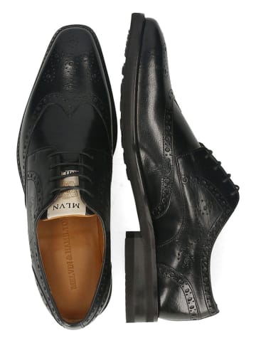 MELVIN & HAMILTON Leren veterschoenen "Dylan 2" zwart
