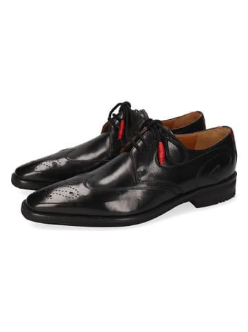 MELVIN & HAMILTON Leder-Schnürschuhe "Elvis 63" in Schwarz