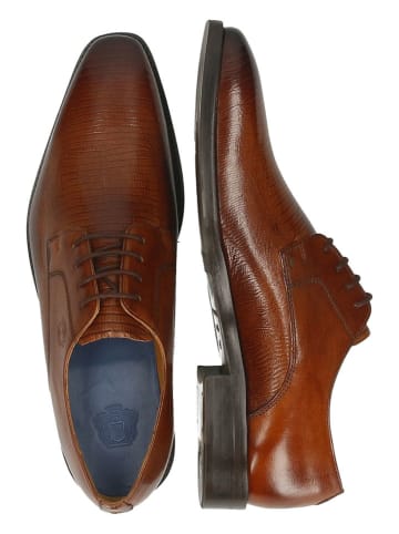 MELVIN & HAMILTON Leren veterschoenen "Martin 1" lichtbruin