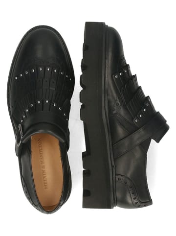 MELVIN & HAMILTON Leren mocassins "Sally 76" zwart