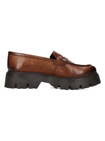 MELVIN & HAMILTON Leren mocassins "Thelia 7" bruin