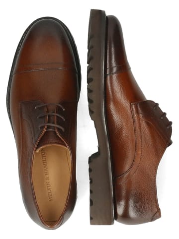 MELVIN & HAMILTON Leder-Schnürschuhe "Corentin 1" in Hellbraun