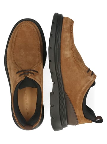 MELVIN & HAMILTON Leren veterschoenen "Edmund 1" lichtbruin