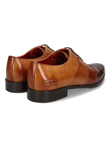 MELVIN & HAMILTON Leren veterschoenen "Toni 51" lichtbruin
