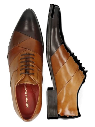 MELVIN & HAMILTON Leder-Schnürschuhe "Toni 51" in Hellbraun