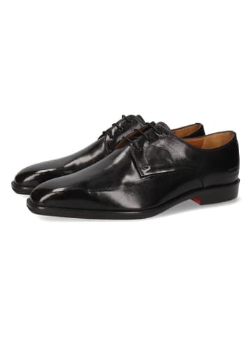 MELVIN & HAMILTON Leder-Schnürschuhe "Stefano 1" in Schwarz