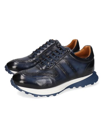 MELVIN & HAMILTON Skórzane sneakersy "Richmond 1" w kolorze granatowym