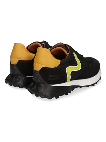 MELVIN & HAMILTON Leder-Sneakers "Richmond 6" in Schwarz/ Gelb