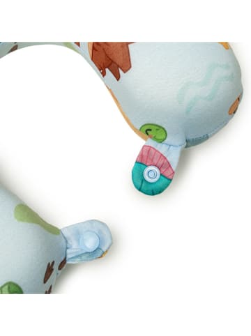 Puccini Reisekissen in Türkis - (B)24 x (L)24 cm  