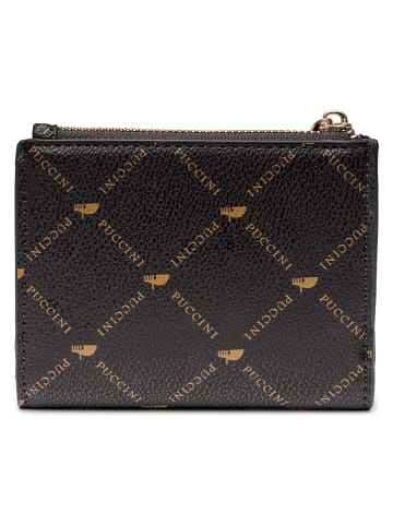 Puccini Geldbörse "Monogram" in Schwarz - (B)11,5 x (H)9 x (T)2 cm 