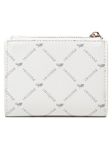 Puccini Geldbörse "Monogram" in Weiß - (B)11,5 x (H)9 x (T)2 cm 