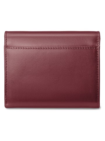 Puccini Leder-Geldbörse "Vulcano" in Rot - (B)12,5 x (H)10,5 x (T)2,5 cm 