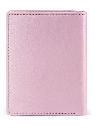 Puccini Leder-Geldbörse "Zen" in Rosa - (B)8,5 x (H)11,5 x (T)2 cm