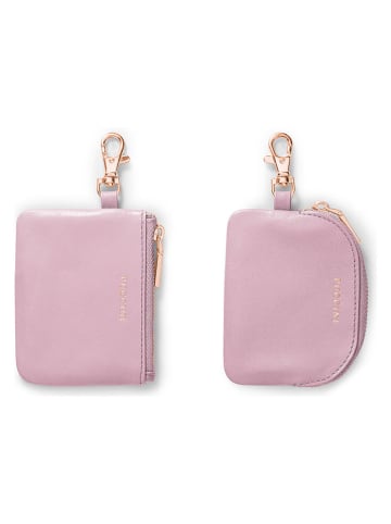 Puccini Leder-Schlüsselanhängerset "Zen" in Rosa - (B)10 x (H)8 x (T)2 cm