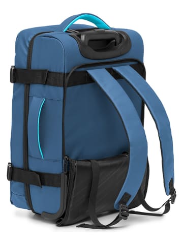 Puccini Trolley "Colorado" in Blau - (B)35,5 x (H)51 x (T)20 cm 