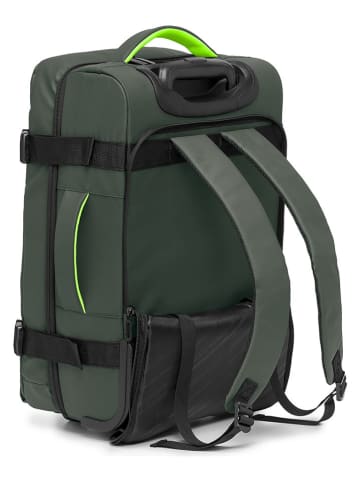 Puccini Trolley "Colorado" in Khaki - (B)35,5 x (H)51 x (T)20 cm 