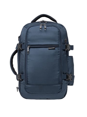 Puccini Rucksack "Easy Pack" in Dunkelblau - (B)25 x (H)40 x (T)20 cm