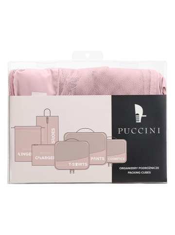 Puccini 6er-Set: Reiseorganizer in Rosa