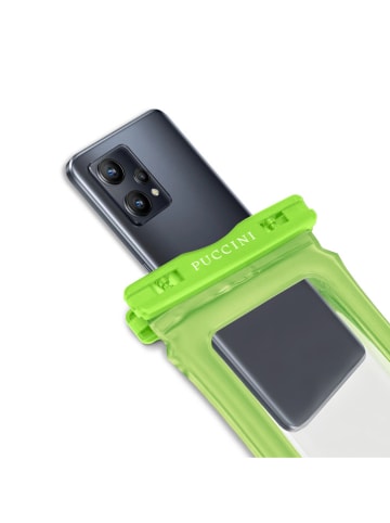 Puccini Handytasche in Grün - (B)11 x (H)21 x (T)1.5 cm