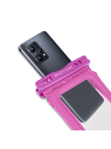 Puccini Torebka w kolorze jasnoróżowym na telefon - 11 x 21 x 1,5 cm