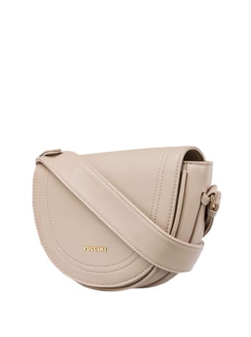 Puccini Umhängetasche in Beige - (B)23 x (H)17 x (T)7 cm