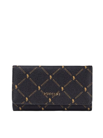 Puccini Geldbörse in Dunkelblau - (B)16 x (H)9 x (T)3 cm