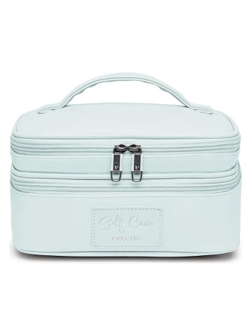 Puccini Kosmetyczka w kolorze błękitnym - 23,5 x 12,5 x 28,5 cm