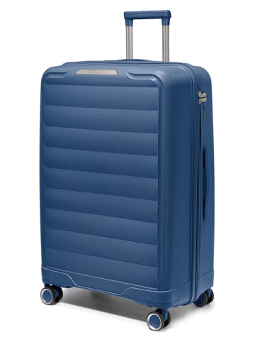 Puccini Walizka "Turin" w kolorze granatowym - 51 x 75 x 29 cm