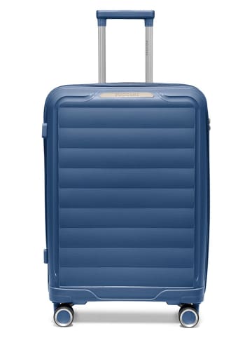 Puccini Walizka "Turin" w kolorze granatowym - 45 x 65 x 26,5 cm