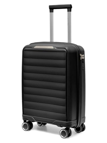 Puccini Walizka "Turin" w kolorze czarnym - 39 x 54 x 21 cm