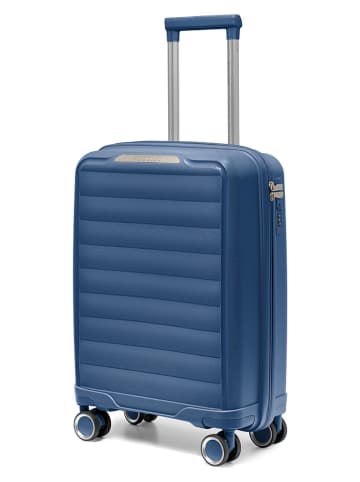 Puccini Walizka "Turin" w kolorze granatowym - 39 x 54 x 21 cm