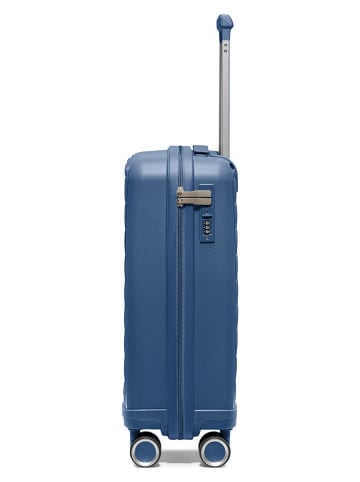 Puccini Walizka "Turin" w kolorze granatowym - 39 x 54 x 21 cm