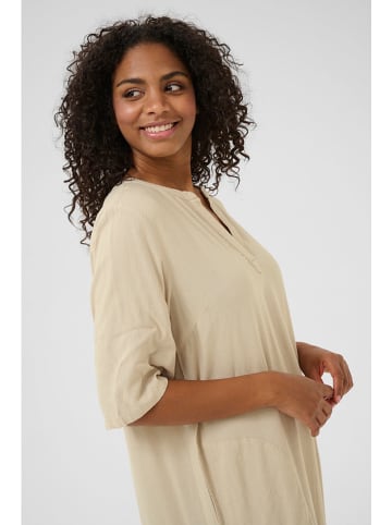 Kaffe Sukienka "Milia" w kolorze beżowym