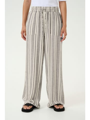 Kaffe Hose in Weiß/ Schwarz