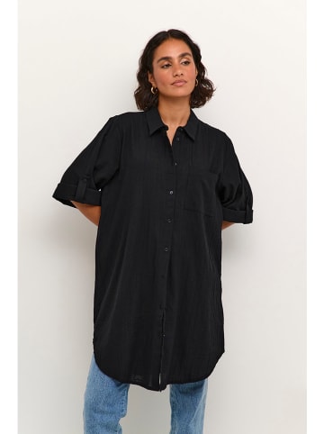 Kaffe Lange blouse zwart