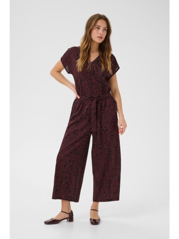 Kaffe Jumpsuit in Bordeaux/ Schwarz