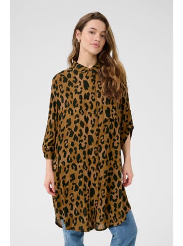 Kaffe Tuniek camel/zwart