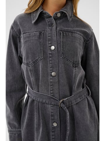 Kaffe Sukienka dżinsowa w kolorze antracytowym