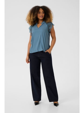 Cream Blusentop in Hellblau